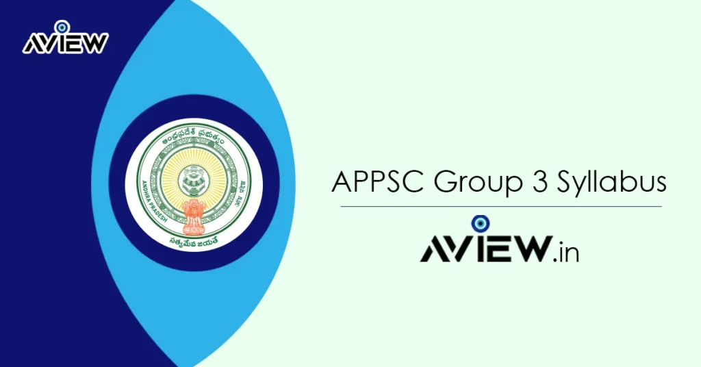 APPSC Group 3 Syllabus