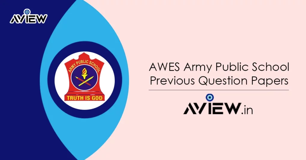 AWES Army Public School Previous Question Papers