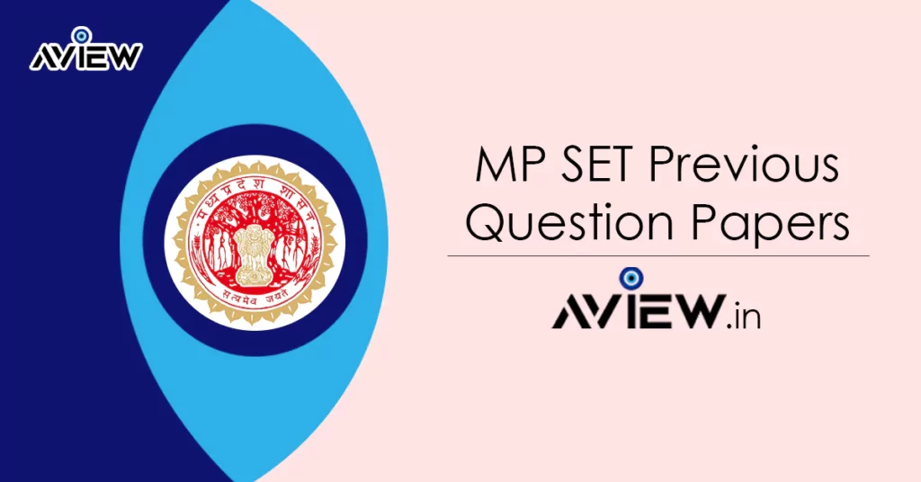 MP SET Previous Question Papers