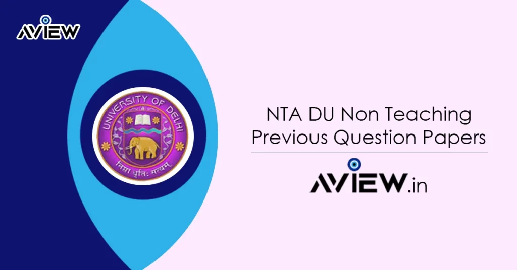 NTA DU Non Teaching Previous Question Papers